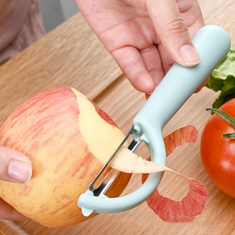 1Pc Effortlessly Peel, Scrape, and Plan Fruits and Vegetables with This Stainless Steel Peeler and Knife - Kitchen Accessories - Durable Stainless Steel - for Home Cooks & Chefs - Great for Housewarming