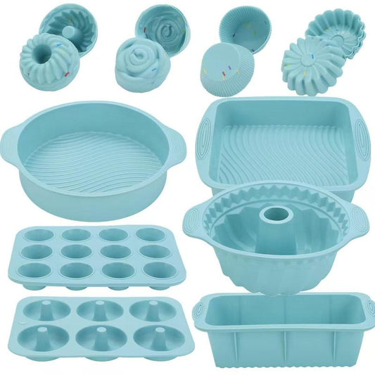 Silicone Cake Mold Set, 30Pcs/Set Muffin Cupcake Mold, Baking Mold, Kitchen Baking Supplies, Household Kitchen Products